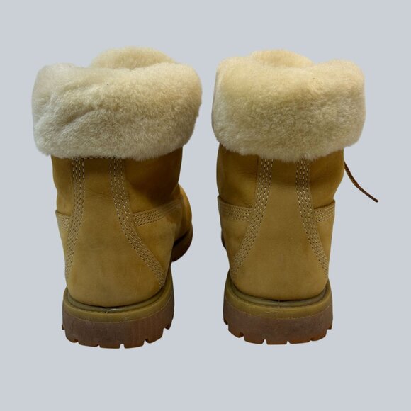 Timberland Womens Shearling-Lined Waterproof Premium 6" Boots Size 9M - Picture 2 of 10
